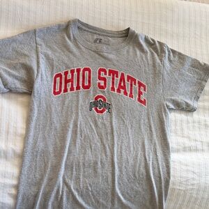 Ohio State Russell Athletic Gray Tee